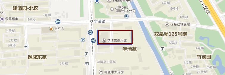 学清嘉创大厦地图